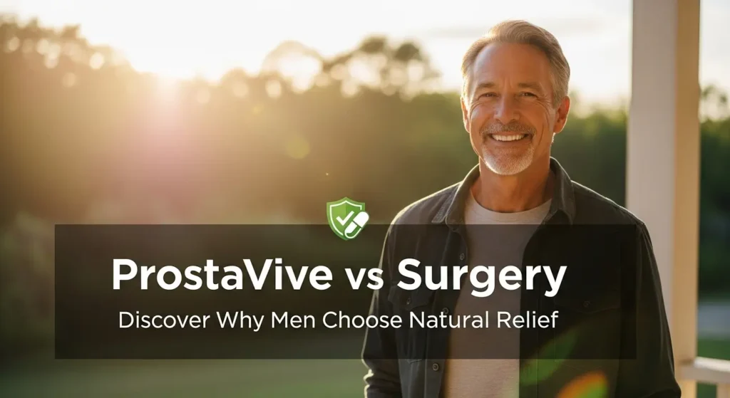 ProstaVive vs Prostate Surgery: Why Men Choose Natural Relief